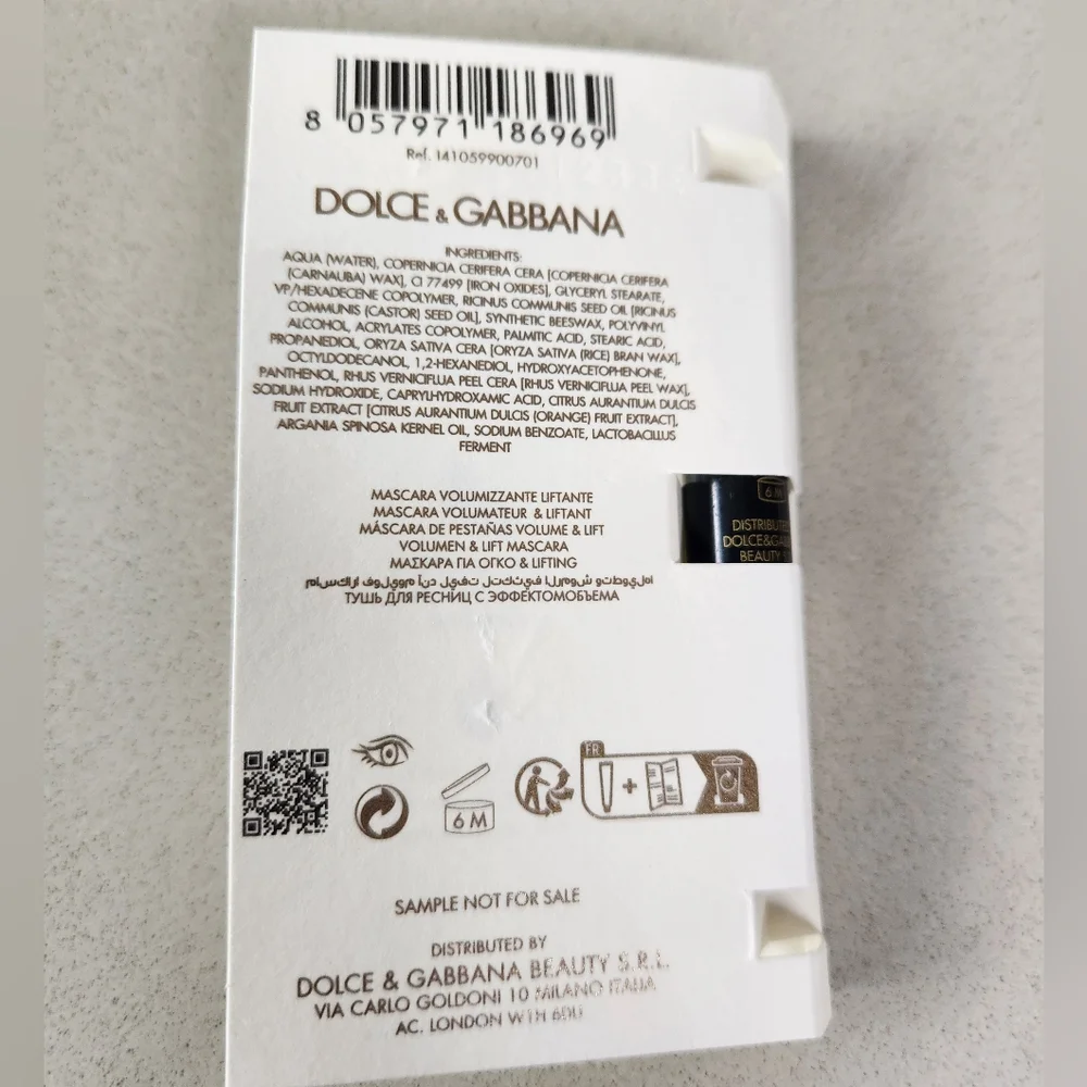 Dolce & Gabbana DEVOTION Mascara - SAMPLE
